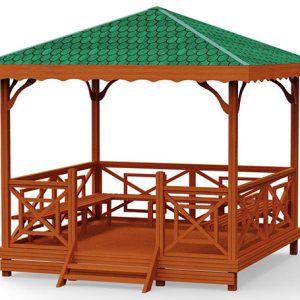 Houten Paviljoen Model 4